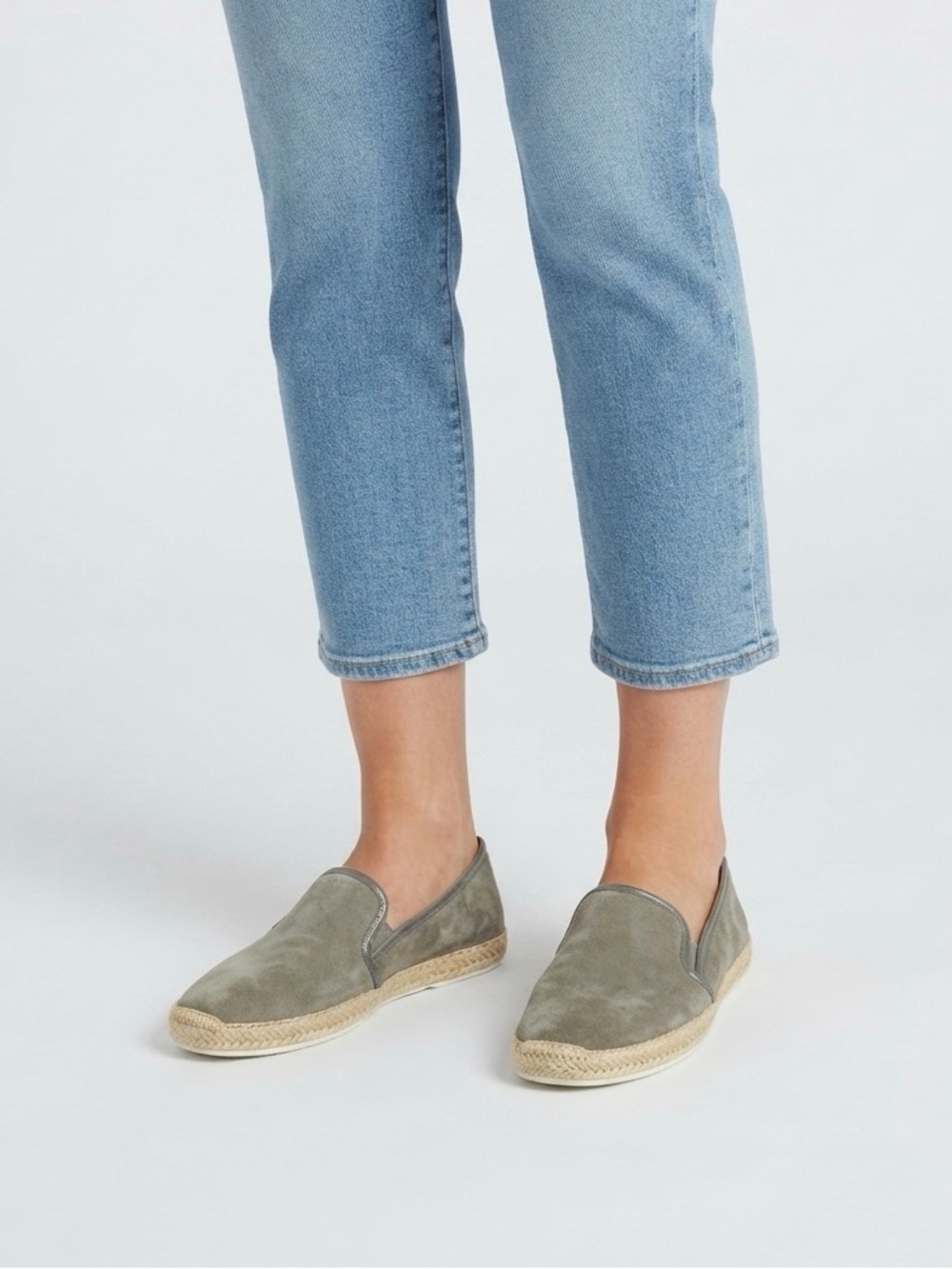 [Kenneth Cole] Grey Slip On Espadrilles